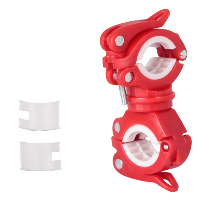 Support De Lampe Avant Pour Vélo - Montage Sur Guidon - Clip En Silicone