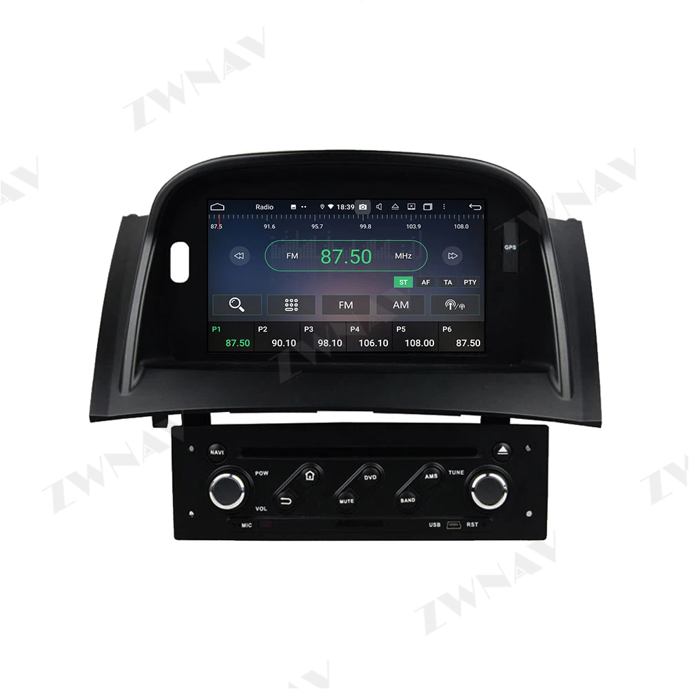 128G Carplay 2 Din For Renault Megane 2 Fluence 2002 2003 2004 2005 2006 2007 2008 Android Player Audio Radio GPS Head Unit Auto