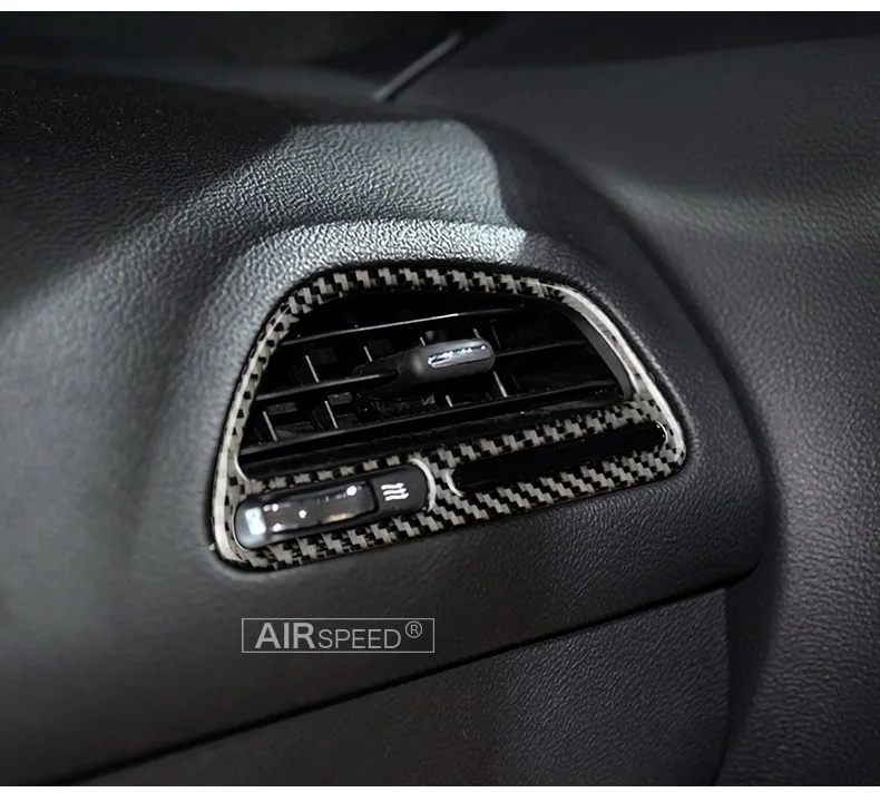 Airspeed fibra de carbono para dodge challenger