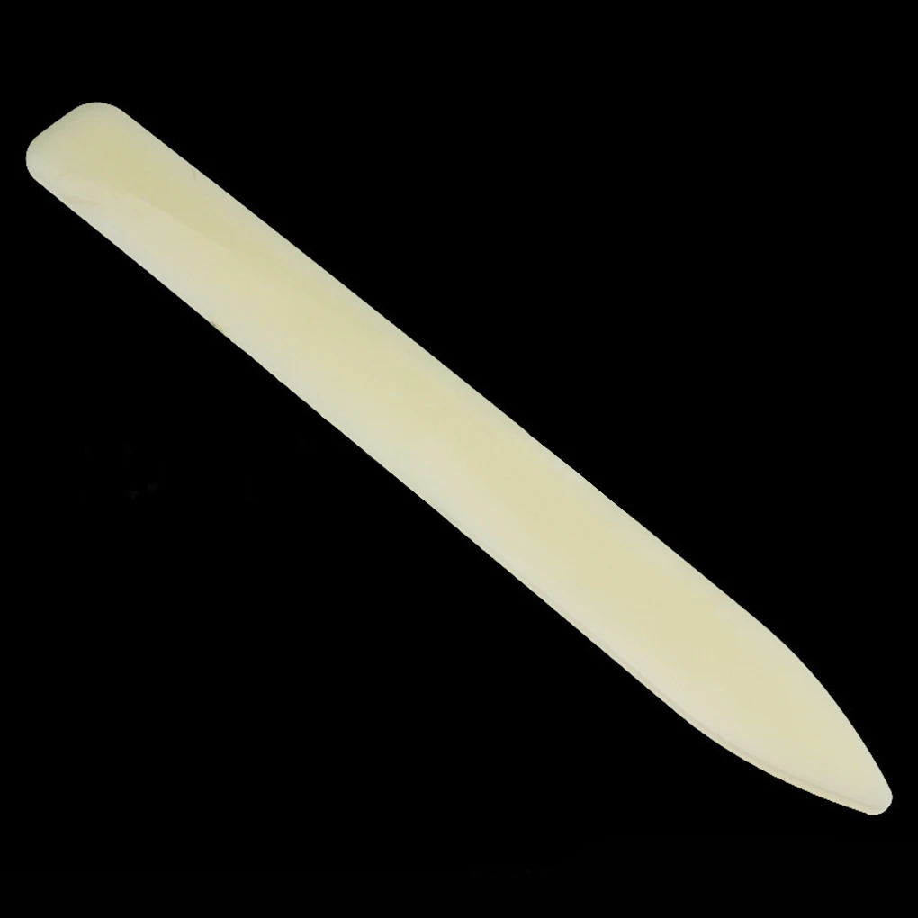 2PC Portable Natural Bone Folder Tool For Scoring Folding Creasing Paper Leather Crafts For Handmade Leathercraft Tool