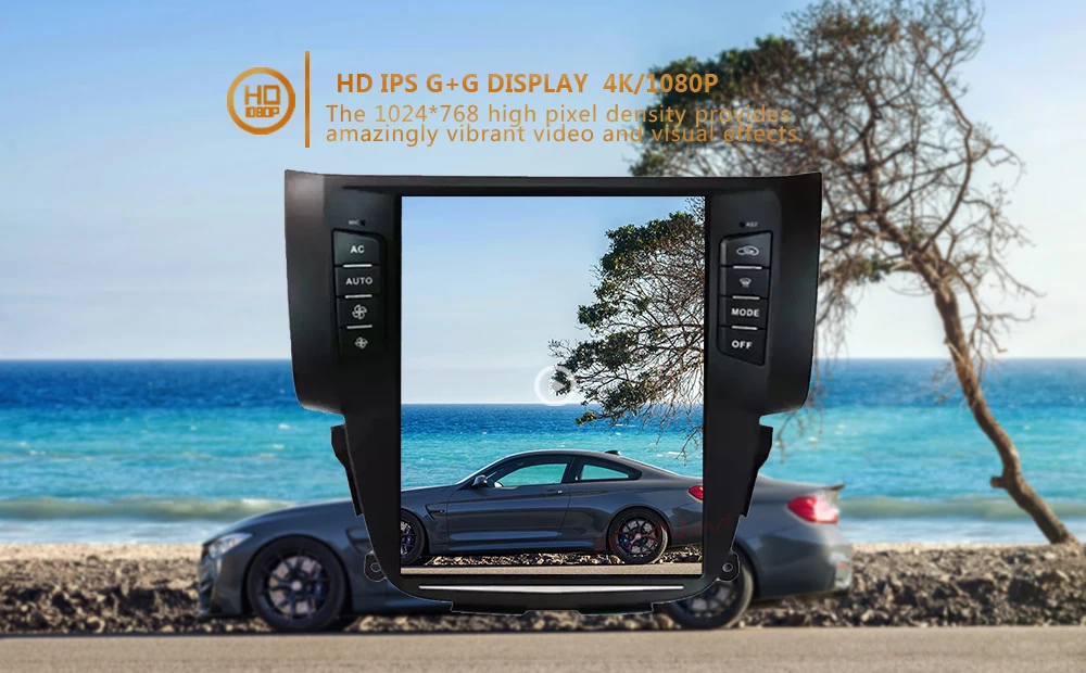 KiriNavi вертикальный экран Tesla style 10," Android 8,1 Автомобильная магнитола для Nissan Sylphy gps навигация автомобильный Dvd мультимедийный плеер wifi