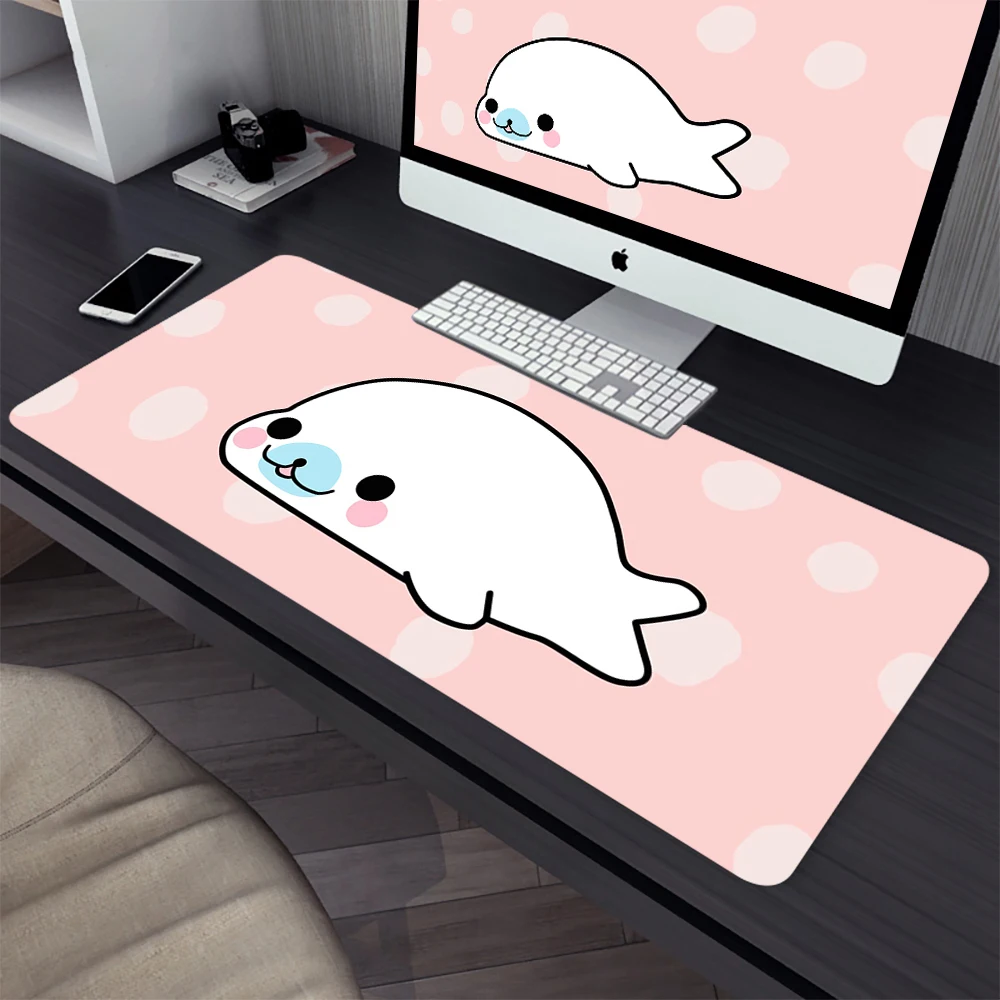 Большой игровой коврик для мыши Cute Mamegoma компьютерный геймерский ноутбука