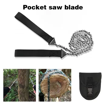 

Dropshipping Pocket Chain Saw Equipped With 36-inch Long Chain Compact Tree Folding Camping 2019 hot sale Accessories tool