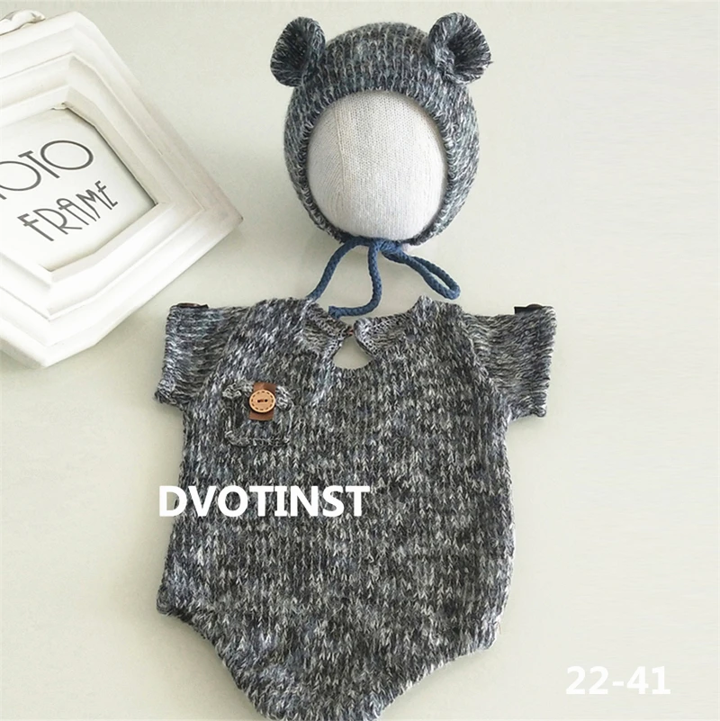 Dvotinst/реквизит для фотосессии новорожденных; вязаные наряды; кружевное платье; комплект со шляпой; аксессуары для фотосессии в студии