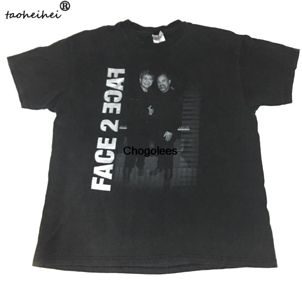 Vtg Elton john &amp Billy joeTour лицо к лицу Band shirtSize XL | Женская одежда