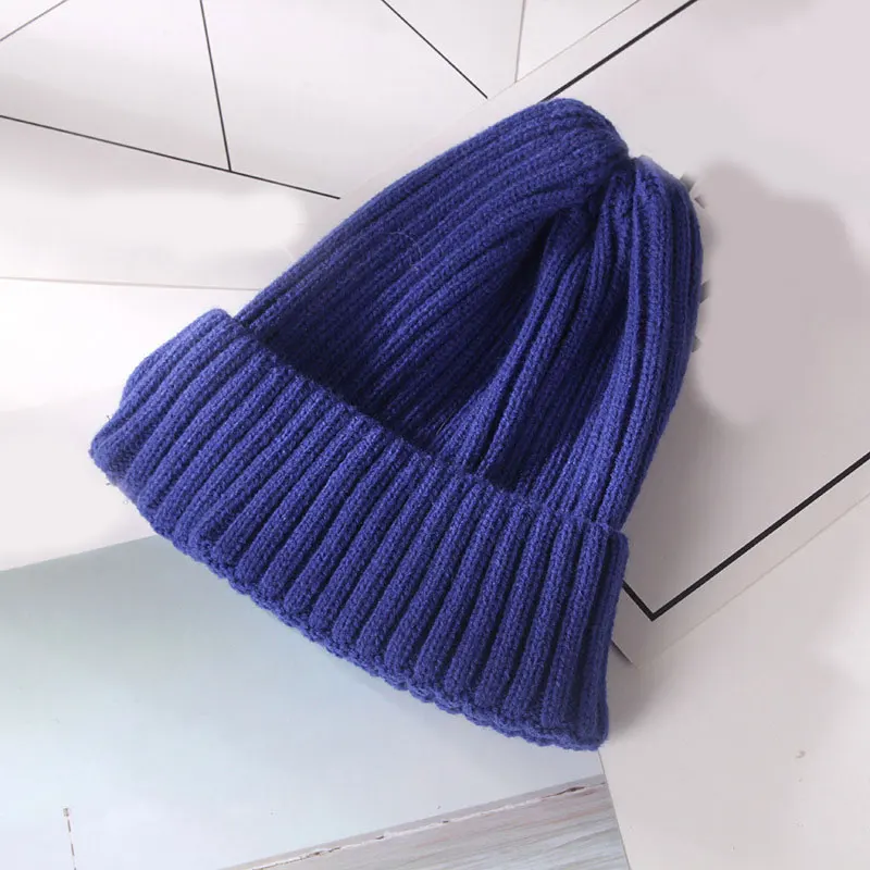 Beanie унисекс Зимние шапки для женщин шапка, вязанная крючком Твердые хип-хоп Skullies Beanies теплая шапка s Женская шапка зимняя шапка