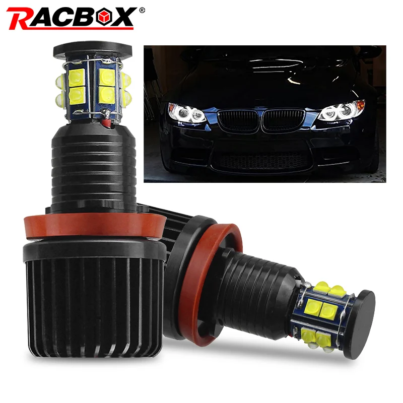 Racbox H8 120W светодиодный фонарь Angel eye шестигранный Canbus для BMW E92 M3 E93 328i 335i E60 528i 528xi
