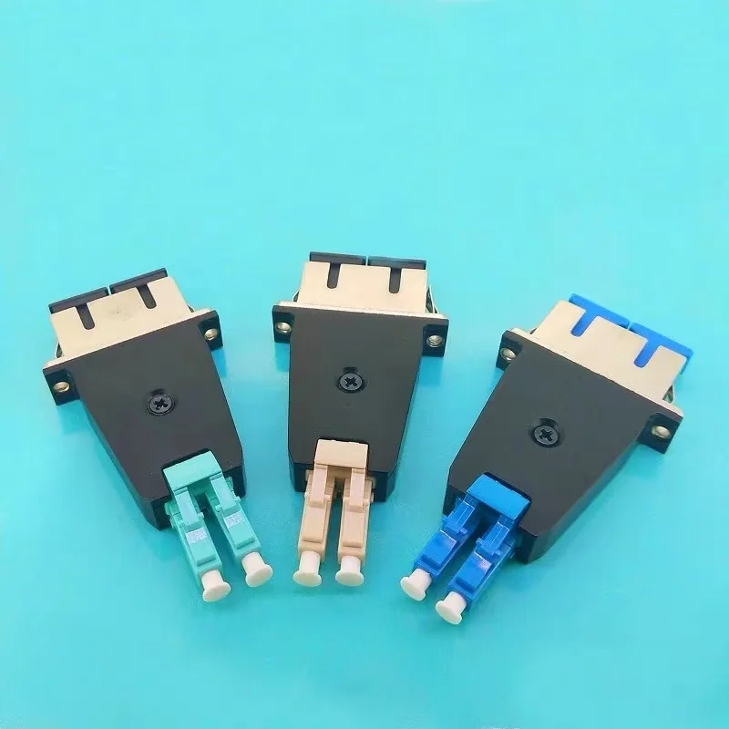 LC to SC Duplex Adapter, SM MM, SC-LC, DX Fiber Optic Adapter, Dual Coupler, FM Hybrid Adapter, Free Shipping, ELINK