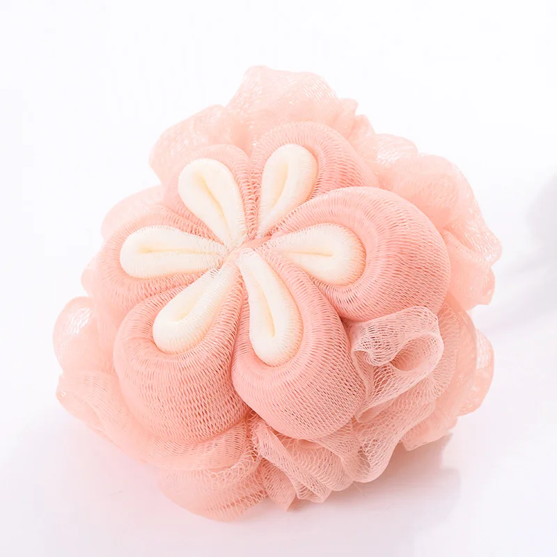 Manufacturers Direct Selling Floral Loofah Personal Cleaning Bath Ball Bath Mesh Sponge Bath Towel Foaming Bath Supplies