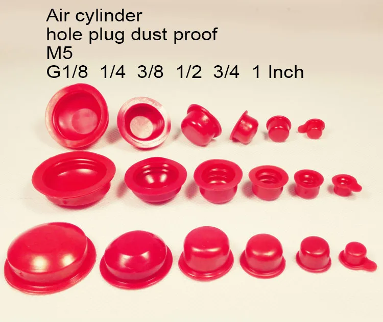 1/8, 1/4, 12, 3/8, 1/2, 3/4, 1 дюйм, M5, Заглушка для воздушного цилиндра, ПВХ, пластиковая крышка, внутренняя резьба, гайка, крышка трубы, пыленепроницаемое отверстие, вентиляционные отверстия