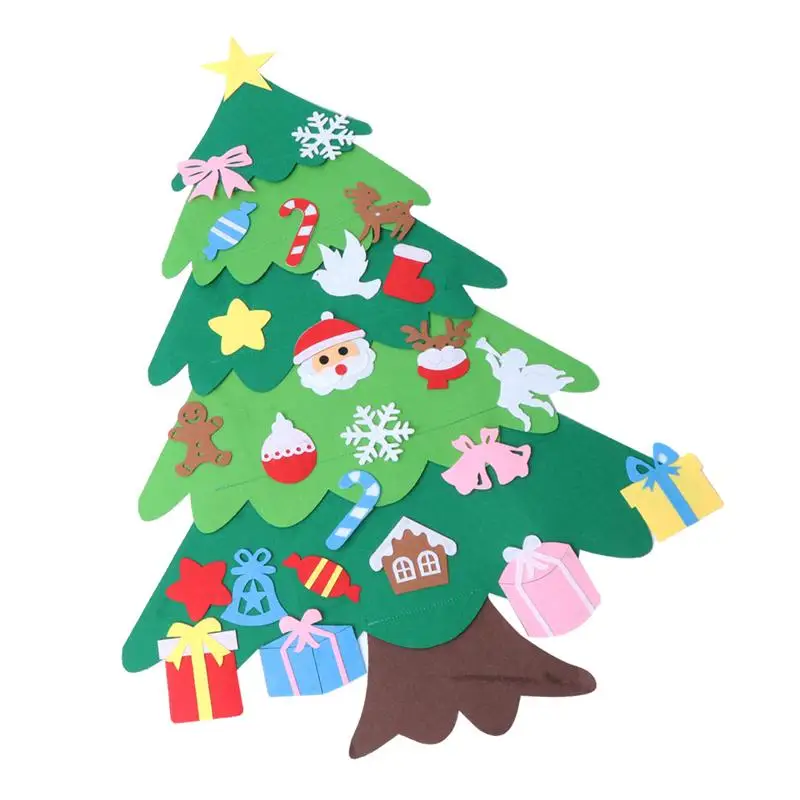1 шт., войлочная ткань, Рождественская елка, для детей, обучающая, сделай сам, ручная работа, для изготовления войлока, ремесло для класса, детская, Школьная, Рождественское украшение