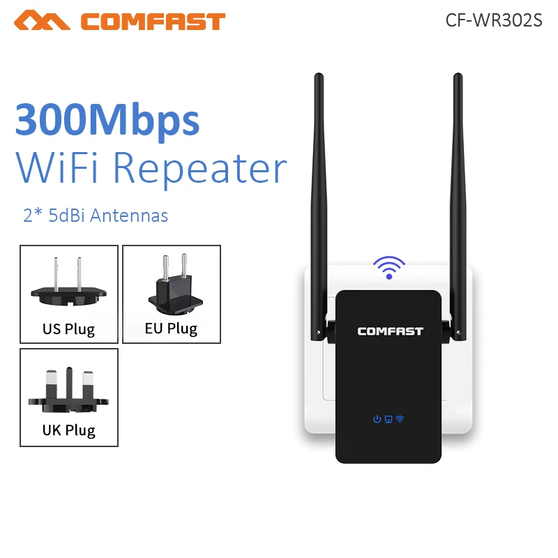 Long Range Extender 802.11ac Wireless WiFi Repeater Wi Fi Booster 2.4G/5Ghz Wi-Fi Amplifier 300/1200 M Wifi router Access point