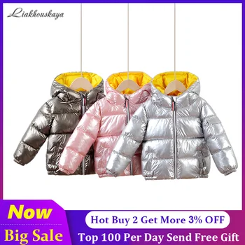 

Liakhouskaya 2019 Children Winter Jacket For Kids Girl Boys Casual Hooded Coat Baby Clothing Outwear Kids Park Jacket Snowsuit