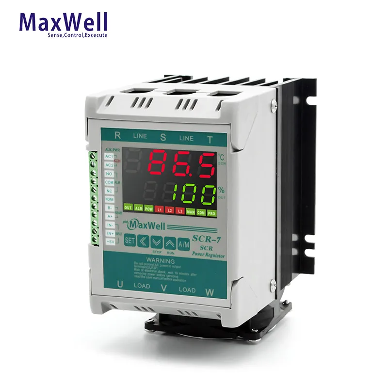 

scr ac voltage regulator with alarm and RS485 modbus