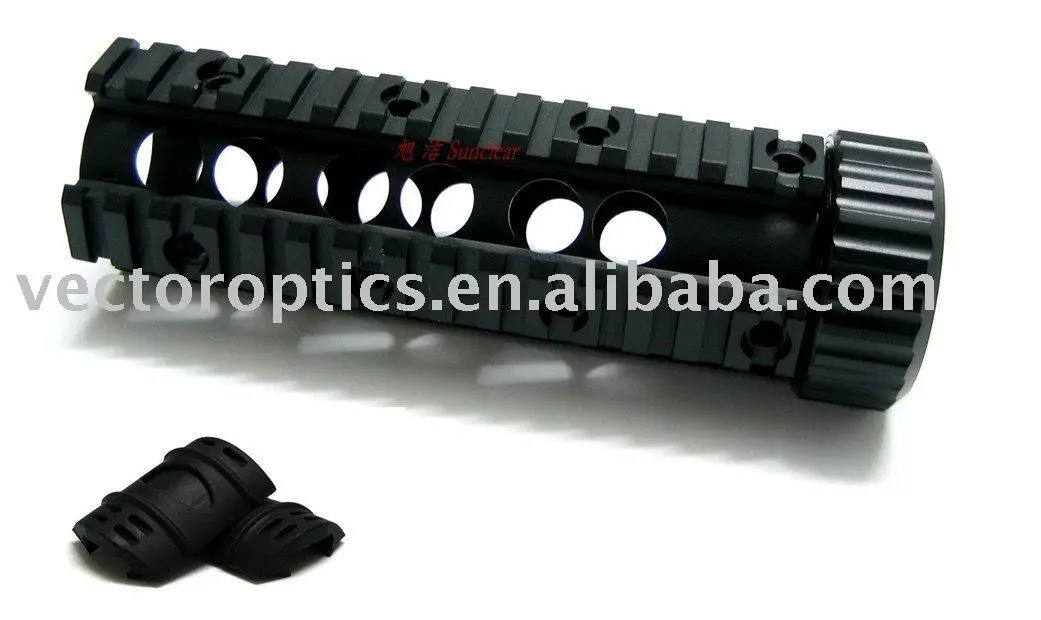 Vector Optics AR15 M4 RIS Handguard Picatinny & Weaver Quad Rail System Free 12-pack Guards