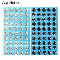 100/50PCS Press Buttons Sew on Snap Buttons Metal Snap Fastener Buttons Press Button for DIY Garment Sewing Clothing 8/10MM 2