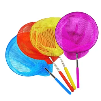 

1pc Kids Telescopic Butterfly Net Extendable 34 Inches And Anti Slip Grip Perfect for Catching Bugs Insect Colorful Fishing Toys