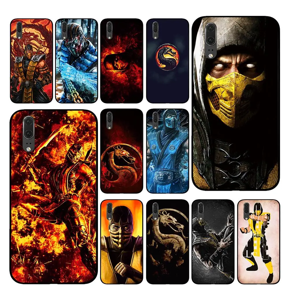 Mortal kombat Чехлы для Huawei Honor V9 V10, 8, 9, 10, 8X 5A 7A 5X Play Lite TPU Защитный чехол