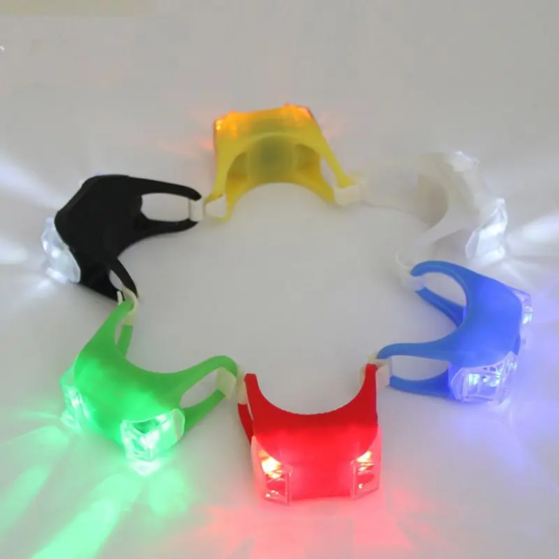 2PCS Baby Stroller Night Light Waterproof Silicone Caution lamp Outdoor Security Safety Alert LED Flash remind Caution Lamp