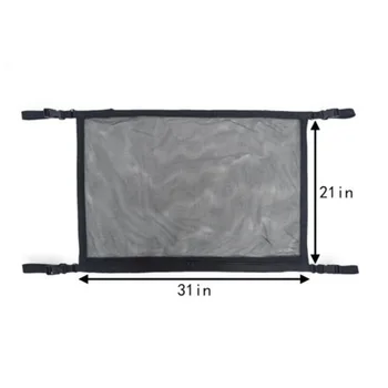 

31x21 Inches Storage Net Replacement Accessories Elastic Nylon Ceiling
