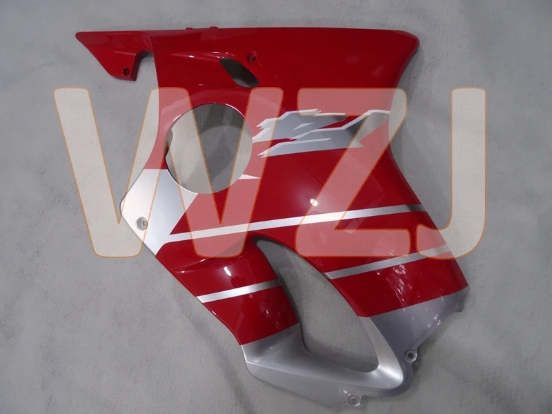 CBRF4 2000 Пластик Обтекатели CBR 600 2000 серебро красные обвесы для Honda Cbr600 1999-2000 обтекатель