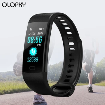 

2020 Smart Fitness Bracelet Watch Waterproof With Pressure Measurement Sport Pedometer Step Counter Activity Tracker for Android