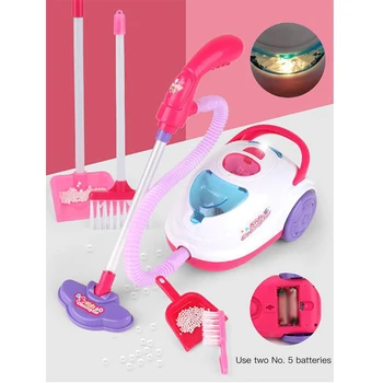 

Mini Simulation Vacuum Cleaner Tool Housekeeping Toys For Kids Interesting Pretend Toys With Lamp Sound Play Toys Kids Christmas
