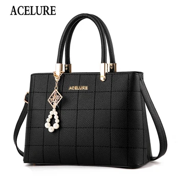

ACELURE New Fashion Female Bag for Ladies Phone Pocket Zipper Women Handbags Flap Famous Leather Women Shoulder Crossbody Bags
