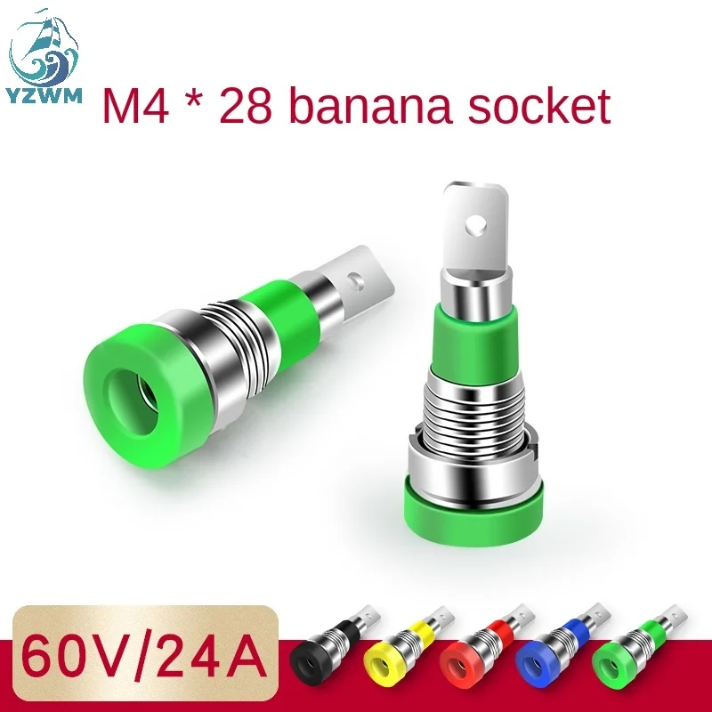 YZWM 2mm 4mm Banana Socket Panel Copper Terminal Lantern Test / Female Plug Hole | Обустройство дома
