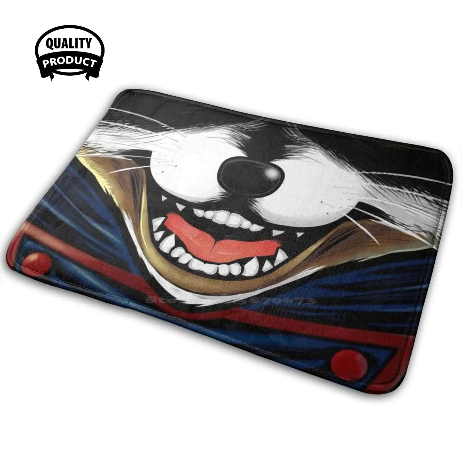 Raccoon Face Soft House Famiglia Antiscivolo Tappeto Tappeto Rocket Racoon Animal Kids