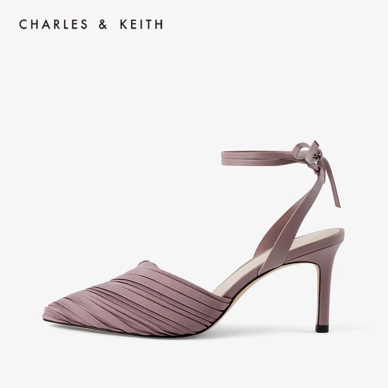 CHARLES＆KEITH Новинка на Весну и Лето2020 CK1-60920189Женские босоножки Острый Носок высоком