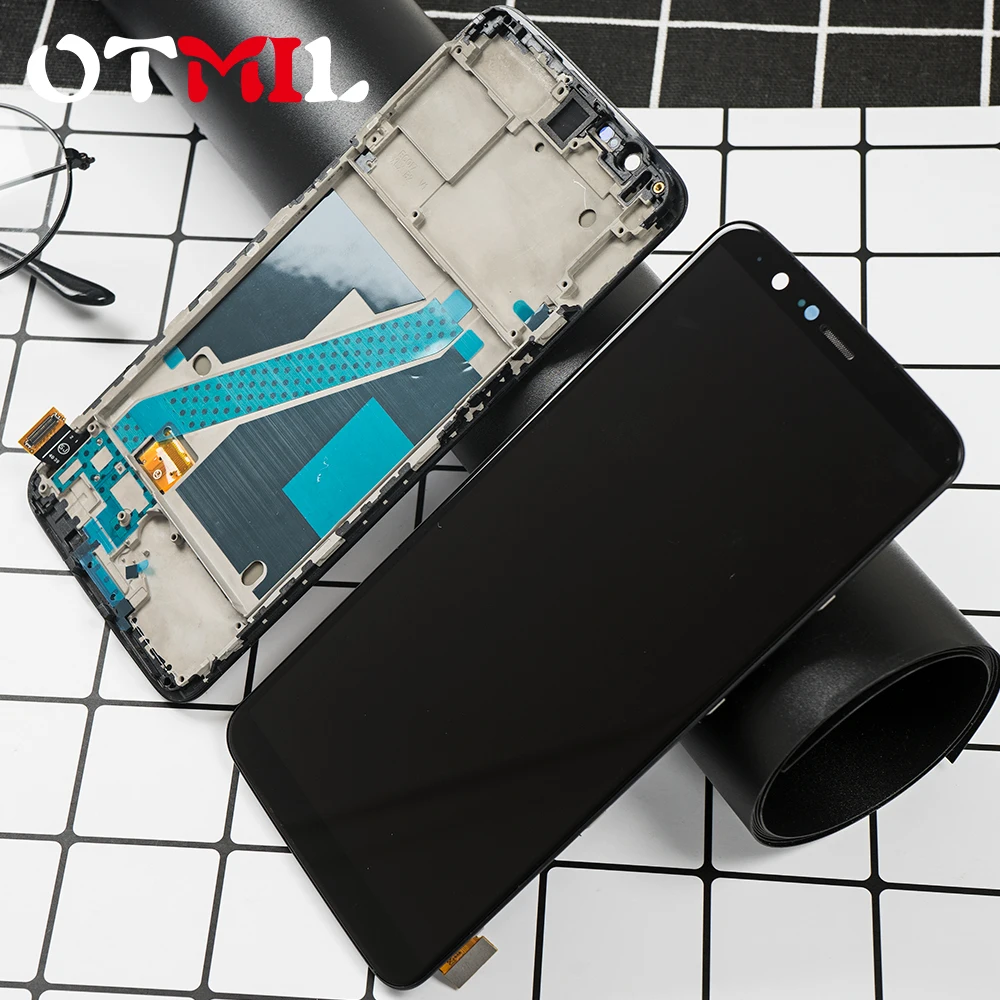 

AMOLED 6.01" LCD For Oneplus 5T LCD Display Touch Screen Frame Digitizer Assembly Replacement For One plus 5T 1+5t LCD A5010
