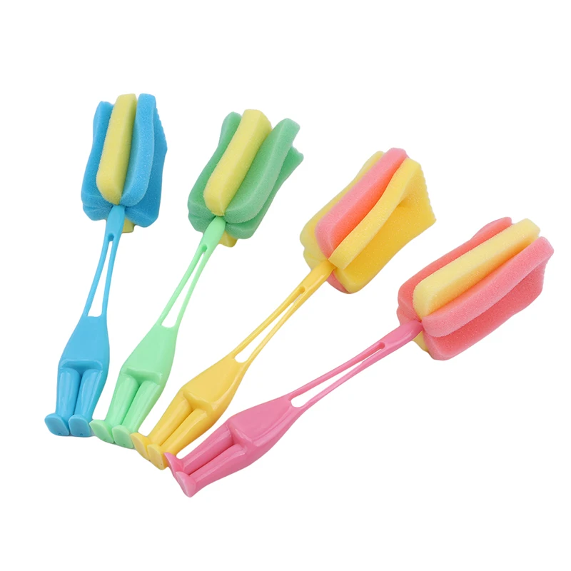 

Baby Clean Sponge Milk Bottles Bottle Brush With Handle Cleaning Utensils Brush Baby Bottle Cleaners High Grade