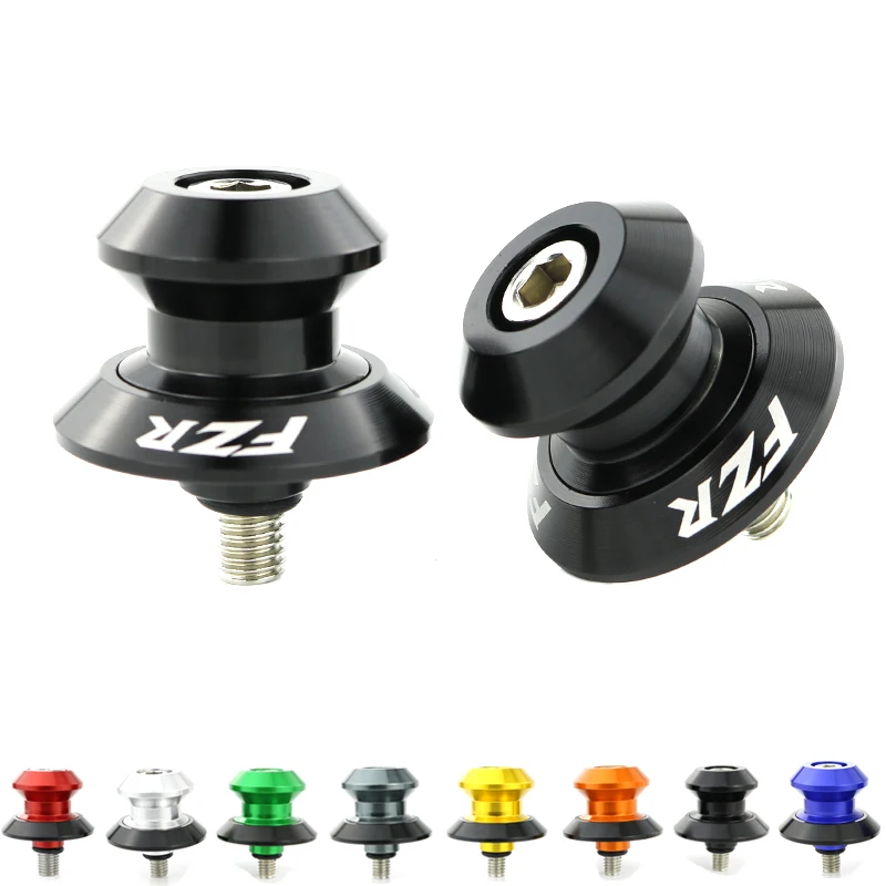 

For Yamaha FZR400 FZR600 FZR750RT FZR1000 Swing Arm Screws Spools Sliders Swingarm Stand Bobbins CNC Aluminum Motorcycle Stands