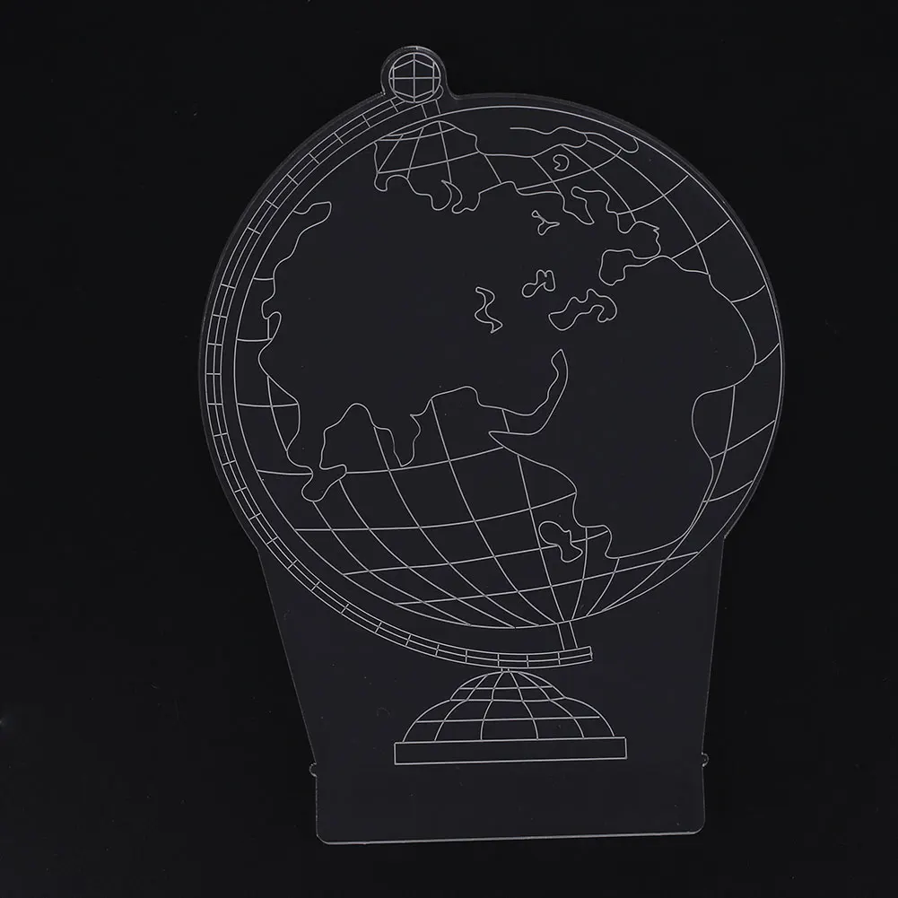 

3D USB LED Night Light Table Lamps Earth Pattern Christmas Room Decoration