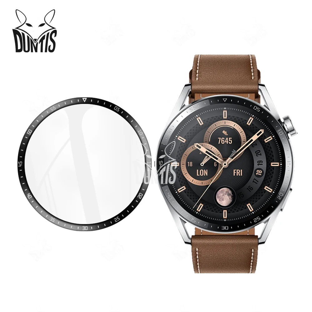 Screen Protector Cover For Huawei Watch GT 3 2 GT3 GT2 42mm 46mm Smart Watch 20D Soft Glass Curved Protective Film Accessories