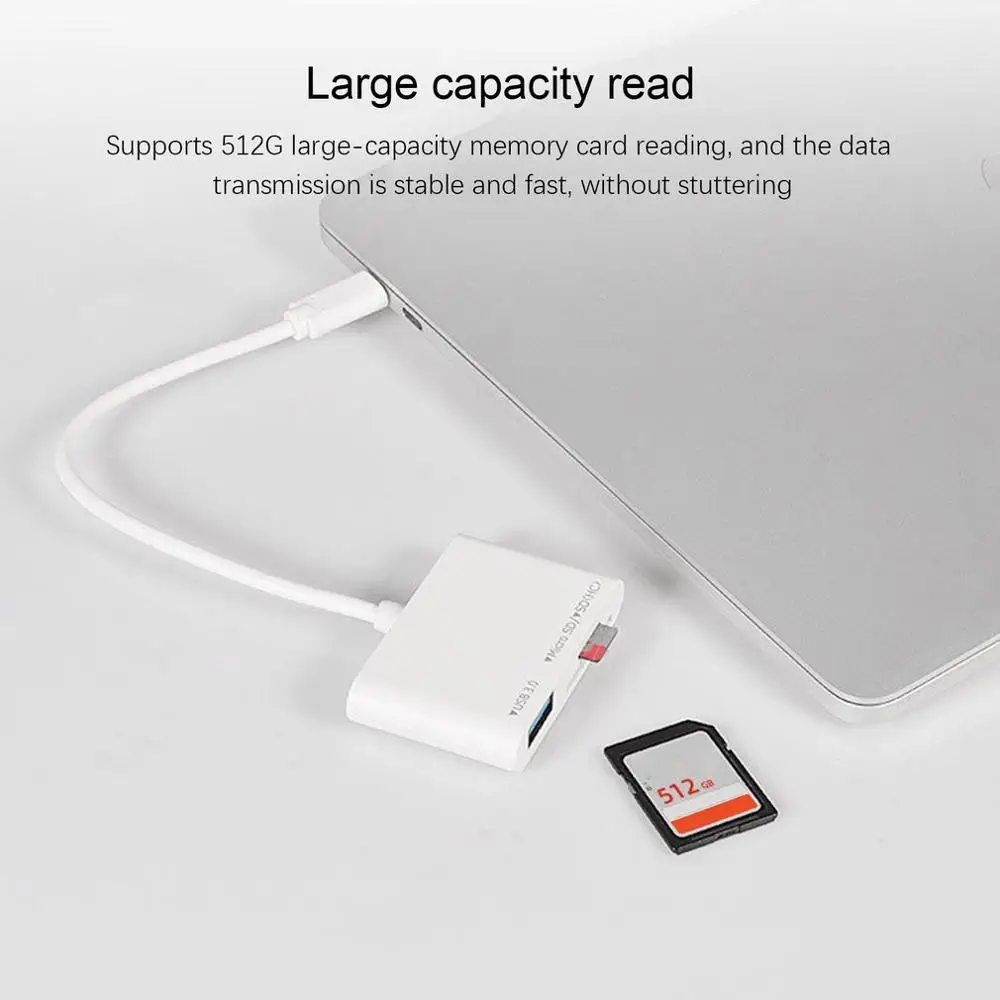 3 в 1 usb type C кард-ридер USB C концентратор адаптер USB-C USB OTG TF SD Micro USB для Macbook Micro USB