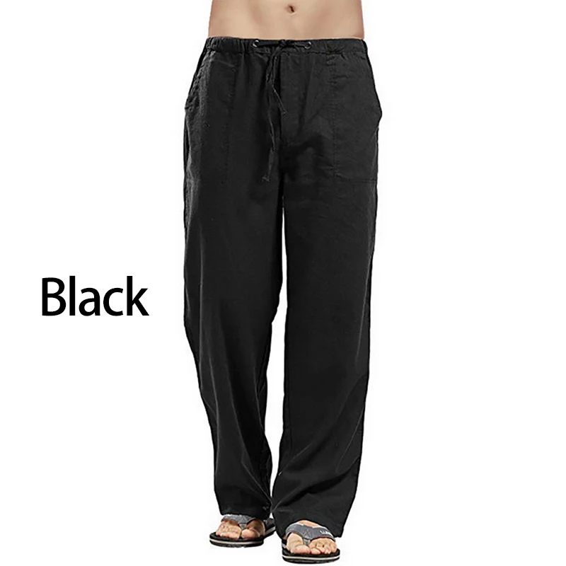Black Linen Pant