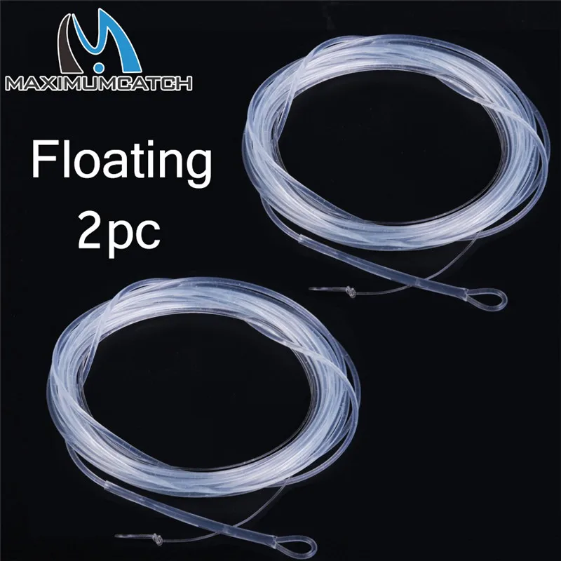 Floating Clear Color Maximumcatch 2 шт 5-10ft 10-25lb черный цвет Рыбалка поли лидер 6ips тонущий лидер линия - Цвет: Floating Clear Color