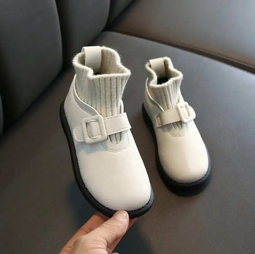 Ботинки martin; детские зимние кожаные плюшевые ботинки для девочек и мальчиков; Повседневная прогулочная обувь для отдыха; Уличная обувь для малышей; короткие ботинки
