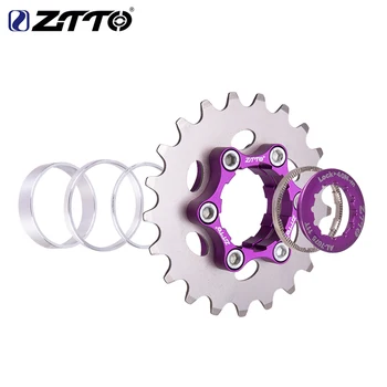 

MTB Bicycle Single Speed Cog Hub Cassette Convertion Kit 16T 17T 18T 19T 20T 21T 22T 23T Freewheel K7 Cassette Bicycle Sprocket