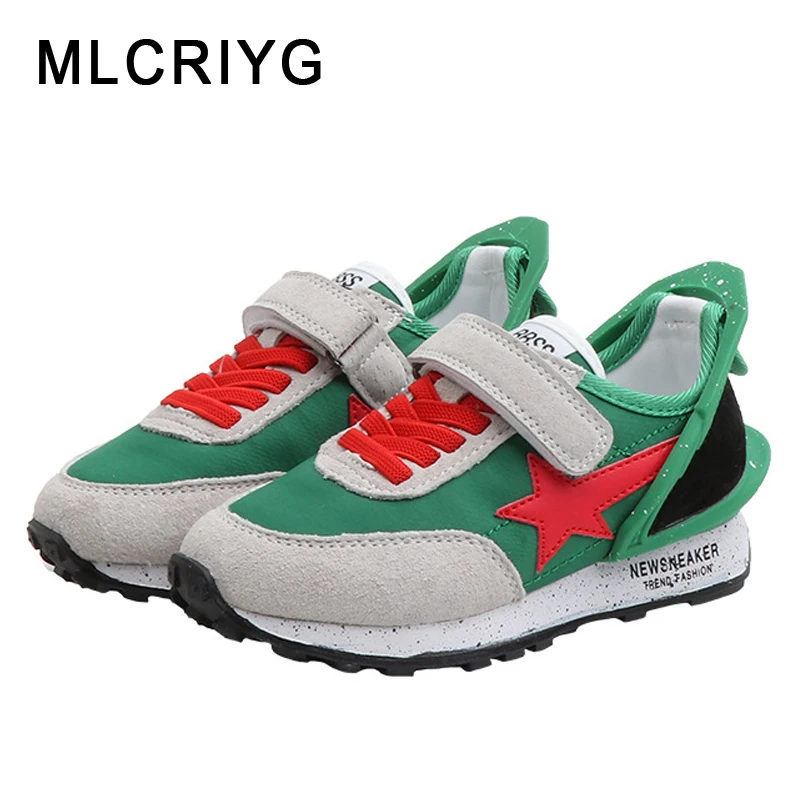 

Kids Sport Sneakers Boys Brand Running Shoes Baby Girls Casual Sneakers Children Mesh Chunky Sneakers Red Trainers 2020 Spring