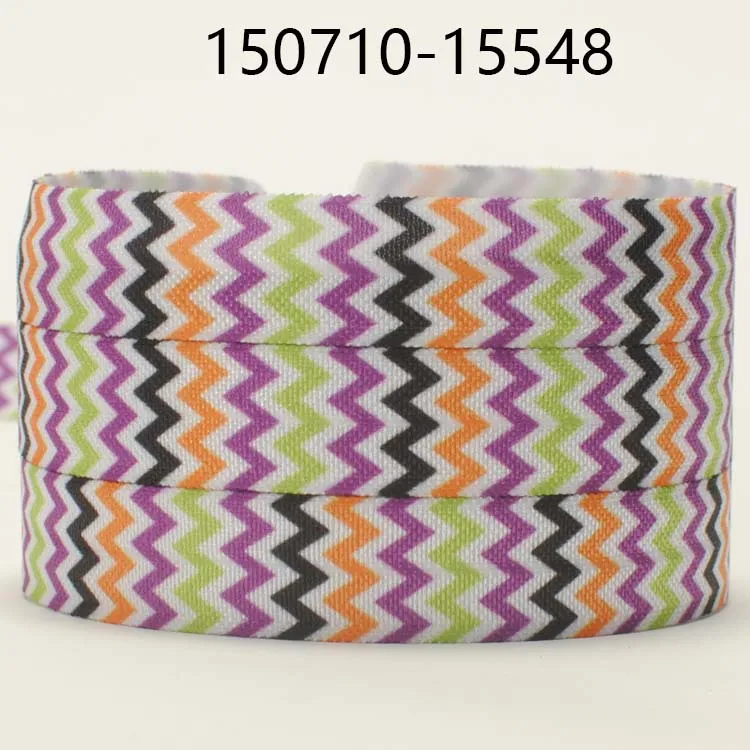 

NEW 50yards 5/8 " 16mm Halloween wave pattern printed ribbon FOE tape free shipping