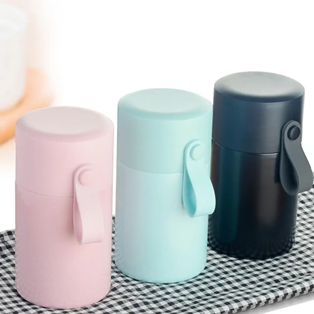 

500ml Portable Lunch Box Stainless Steel Vacuum Flask Bottle Insulated Soup Food Storage Container Cup Lunchbox Dinnerware