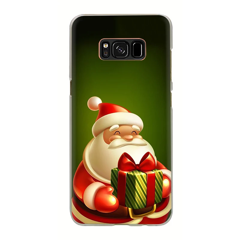 Жесткий чехол с новогодним Рождеством для телефона samsung S7 Edge S8 S9 S10 Plus S10e Note 8 9 10 M10 M20 M30 M40 - Цвет: H7