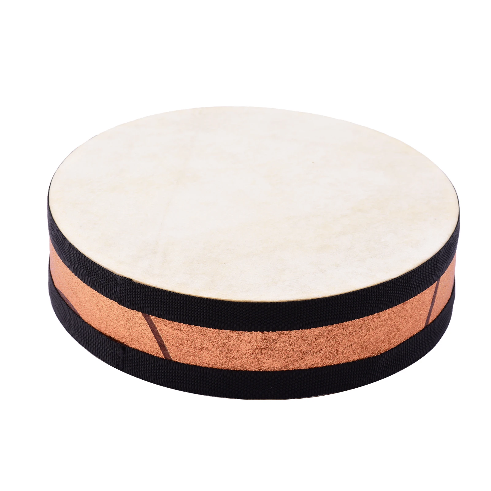 8/10 Inch Ocean Drum Wooden Handheld Sea Wave Drum Percussion Instrument Gentle Sea Sound Musical Toy Gift for Kids