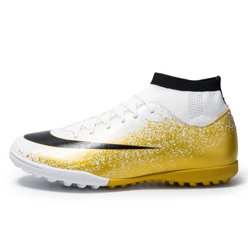 

ZHENZU New Turf Football Boots Men Soccer Shoes Kids Boys Cleats Student Training Sport Sneakers Eur Size 35-44 scarpe da calcio