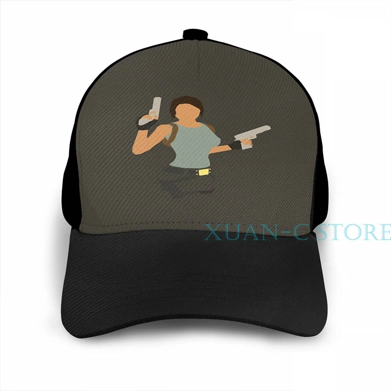Tomb Raider баскетбольная Кепка(5) мужская и женская модная черная шляпа унисекс с принтом