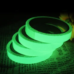 1.5cm*1m Luminous Fluorescent Night Self-adhesive Glow In The Dark Sticker Tape Safety Security Home Decoration Warning Tape