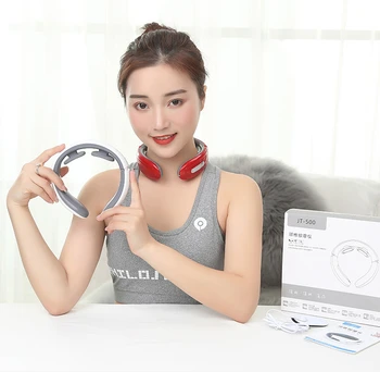 

Electric Neck Massager Mini Relaxation Massage Health Care Machine & Pulse Back Heating Pain Relief Tool Fashionable appearance